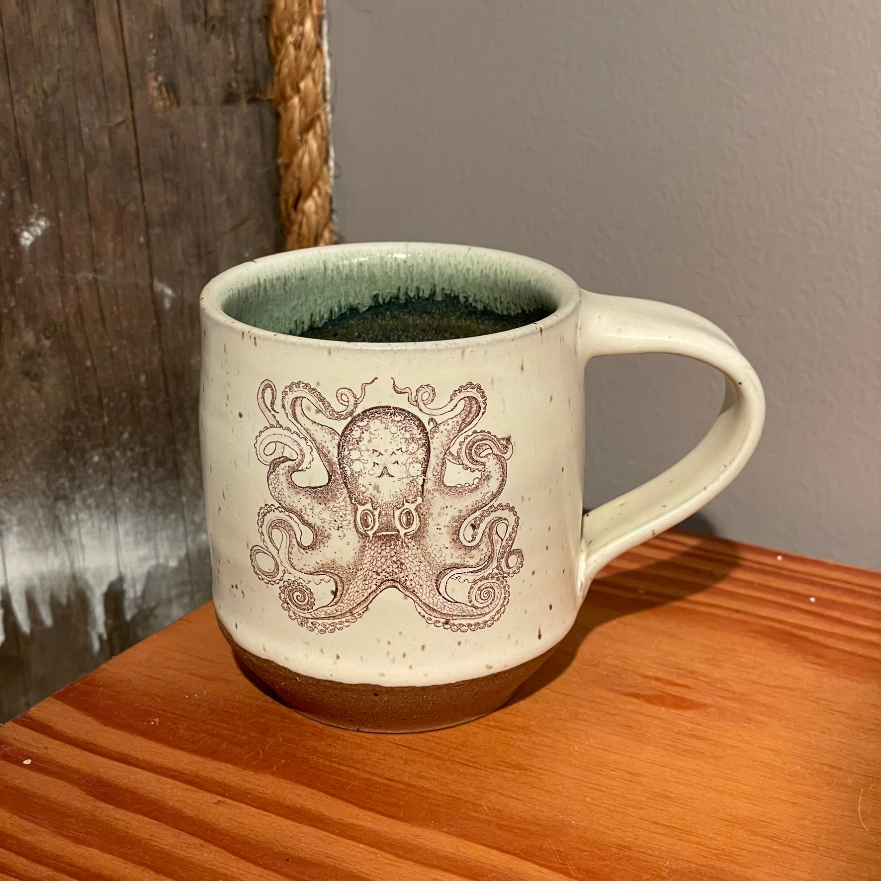 Flora & Fauna ~ OCEAN ~ speckled mugs