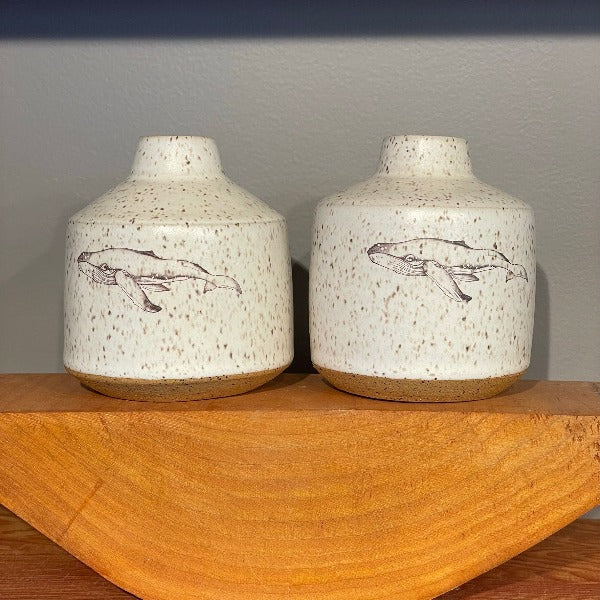 Tiny Whale Vases